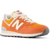 New Balance Unisex-Adult 574 V2 | Casual Shoes(Gulf Red/Sea Salt)
