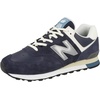 New Balance Unisex-Adult 574 V2 | Casual Shoes(Navy With Sea Salt)
