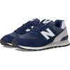 New Balance Unisex-Adult 574 V2 | Casual Shoes(Navy/White)