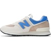 New Balance Unisex-Adult 574 V2 | Casual Shoes(Off-white/Blue)