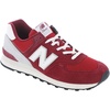 New Balance Unisex-Adult 574 V2 | Casual Shoes(Red/White)
