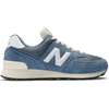 New Balance Unisex-Adult 574 V2 | Casual Shoes(Vintage Indigo/White/Angora)