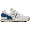 New Balance Unisex-Adult 574 V2 | Casual Shoes(White/Royal Blue)