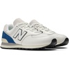 New Balance Unisex-Adult 574 V2 | Casual Shoes(White/Royal Blue)