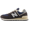 New Balance Unisex-Adult U574v1 | Casual Shoes(Black Cement/Slate Grey)