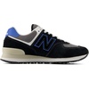 New Balance Unisex-Adult U574v1 | Casual Shoes(Black/Blue Agate)
