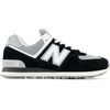 New Balance Unisex-Adult U574v1 | Casual Shoes(Black/White)