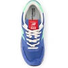 New Balance Unisex-Adult U574v1 | Casual Shoes(Blue Agate/Lime Leaf)