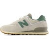 New Balance Unisex-Adult U574v1 | Casual Shoes(Calcium/New Spruce)