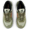 New Balance Unisex-Adult U574v1 | Casual Shoes(Dark Olivine/Infield Clay/Black)