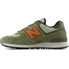 New Balance Unisex-Adult U574v1 | Casual Shoes(Dark Olivine/Infield Clay/Black)