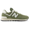 New Balance Unisex-Adult U574v1 | Casual Shoes(Dark Olivine/Sea Salt)