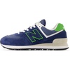 New Balance Unisex-Adult U574v1 | Casual Shoes(Nb Navy/Alpine Green)