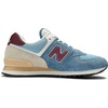 New Balance Unisex-Adult U574v1 | Casual Shoes(Shoreline Blue/Stillwater)