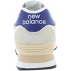 New Balance Unisex-Adult U574v1 | Casual Shoes(Silver Gray/Cobalt Blue-gray)