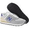 New Balance Unisex-Adult U574v1 | Casual Shoes(Silver Gray/Cobalt Blue-gray)