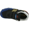 New Balance Unisex-Child 515 V1 Hook & Loop | Walking Shoes(Black/Blaze)