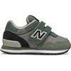 New Balance Unisex-Child 515 V1 Hook & Loop | Walking Shoes(Faded Rosin/Black)