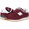 New Balance Unisex-Child 515 V1 Hook & Loop | Walking Shoes(Garnet/White)