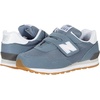 New Balance Unisex-Child 515 V1 Hook & Loop | Walking Shoes(Ocean Grey/White)