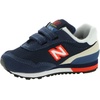 New Balance Unisex-Child 515 V1 Hook & Loop | Walking Shoes(Pigment/Team Red)