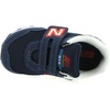 New Balance Unisex-Child 515 V1 Hook & Loop | Walking Shoes(Pigment/Team Red)
