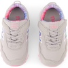 New Balance Unisex-Child 515 V1 Hook & Loop | Walking Shoes(Rain Cloud/Signal Pink/Electric Sky)