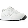 New Balance Women’s 515 V3 Sneaker(White/Silver Metallic)