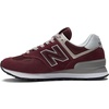 New Balance Women’s 574 Core Sneaker(Burgundy-white)