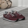 New Balance Women’s 574 Core Sneaker(Burgundy-white)