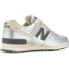 New Balance Women’s 574 Shoes(Metallic Silver/Artic Grey)