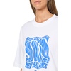 New Balance Women’s Graphic T-Shirt(Nb 102 White / Wavery Relaxed)