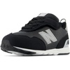 New Balance Kids’ 515 New-b Hook & Loop(Black/Aluminum Grey)