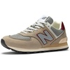 New Balance Unisex-Adult U574v1 | Casual Shoes(Arid Stone/Monarch Burgundy)