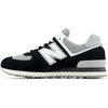 New Balance Unisex-Adult U574v1 | Casual Shoes(Black/White)