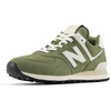 New Balance Unisex-Adult U574v1 | Casual Shoes(Dark Olivine/Sea Salt)