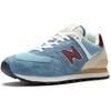New Balance Unisex-Adult U574v1 | Casual Shoes(Shoreline Blue/Stillwater)