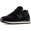 New Balance Women’s 574 Shoes(Black/Metallic Black)
