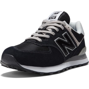 New Balance 574 Unisex Shoes | Casual Shoes(Black/White)