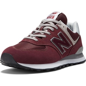 New Balance 574 Unisex Shoes | Casual Shoes(Burgundy/White)