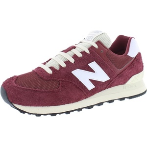 New Balance 574 Unisex Shoes | Casual Shoes(Classic Crimson/White/Angora)
