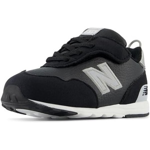 New Balance Kids’ 515 New-b Hook & Loop(Black/Aluminum Grey)