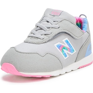 New Balance Kids’ 515 New-b Hook & Loop(Rain Cloud/Signal Pink/Electric Sky)