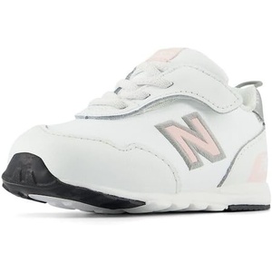 New Balance Kids’ 515 New-b Hook & Loop(White/Shell Pink)
