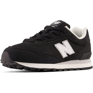New Balance Kids’ 515 V1 Hook and Loop Sneaker(Black/White)