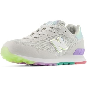 New Balance Kids’ 515 V1 Hook and Loop Sneaker(Grey Matter/Lilac Glo)