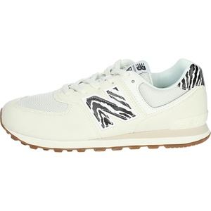 New Balance Kid’s 574 V1 Classic Lace-Up Sneaker (Big Kid)(Sea Salt/Black/Stone Pink)