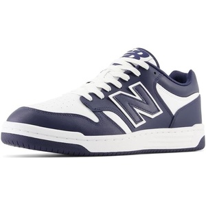 New Balance Men’s 480 V1 Sneakers(Team White/Navy)