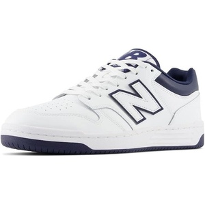 New Balance Men’s 480 V1 Sneakers(White/Navy)
