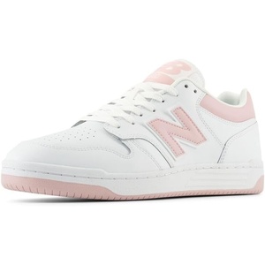 New Balance Men’s 480 V1 Sneakers(White/Orb Pink)